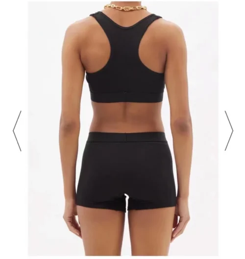 Balenciaga Embroidered Tank Top and Shorts Set