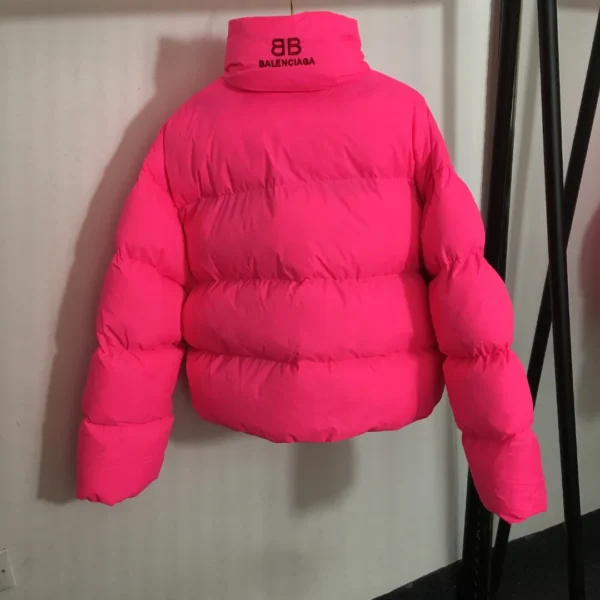 CLBAL0023-01 Balenciaga Embroidered Hooded Cropped Jacket