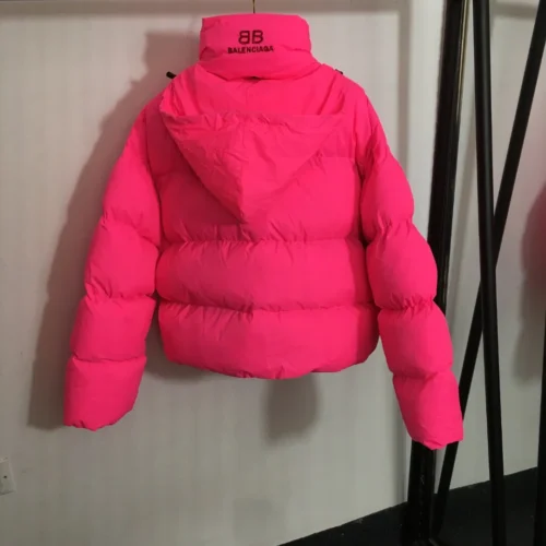 Balenciaga Embroidered Hooded Cropped Jacket