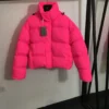 Balenciaga Embroidered Hooded Cropped Jacket