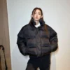 Balenciaga Embroidered Hooded Cropped Jacket