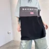 Balenciaga Printed Colorblock Oversized T-Shirt