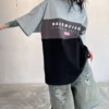 Balenciaga Printed Colorblock Oversized T-Shirt