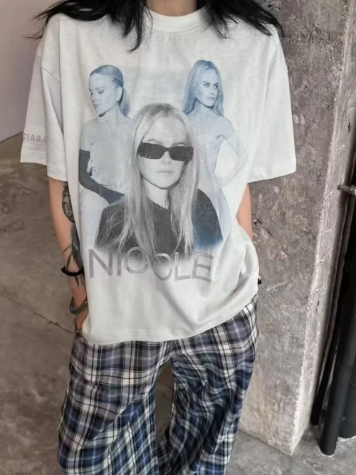 Balenciaga Printed Oversized T-Shirt
