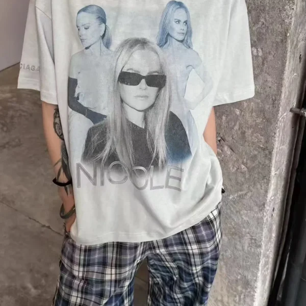 Balenciaga Printed Oversized T-Shirt