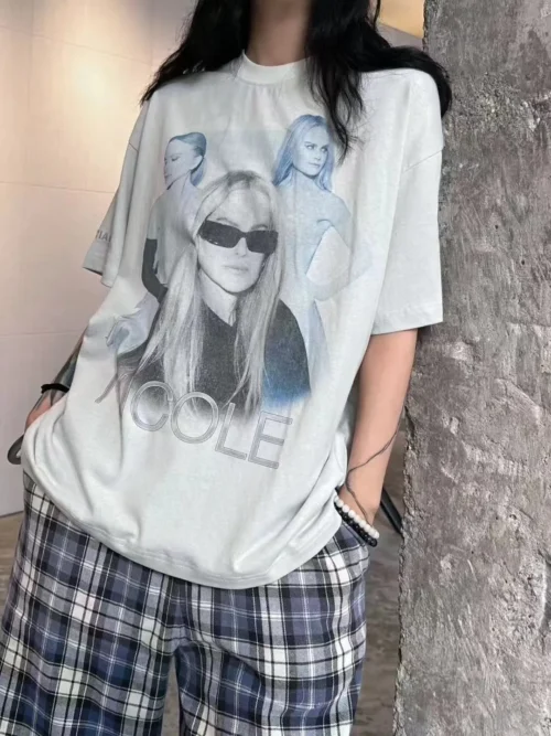 Balenciaga Printed Oversized T-Shirt