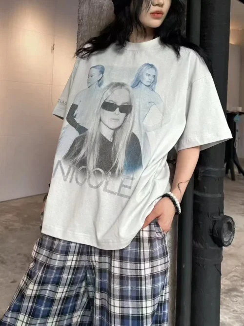Balenciaga Printed Oversized T-Shirt