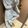 Balenciaga Colorblock Striped Hooded Zip-Up Jacket and Pants Set