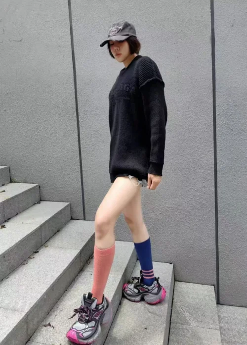 Balenciaga Embroidered Knit Sweater