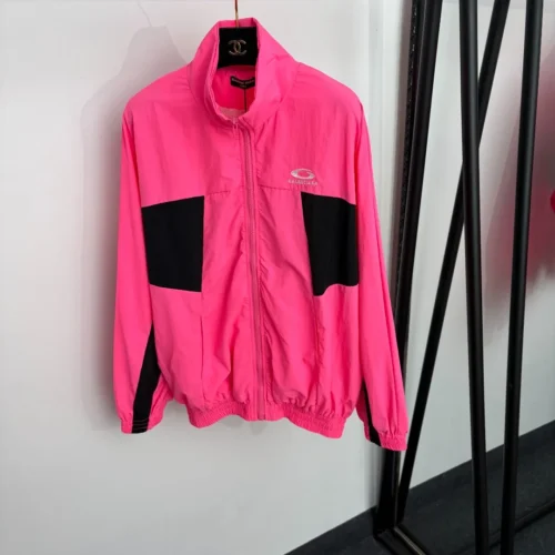 Balenciaga Embroidered Colorblock Zip-Up Jacket and Pants Set