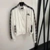Balenciaga Embroidered Plaid Jacket and Pants Set