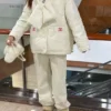 Chanel Reversible Plaid Logo Down Jacket