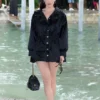 Chanel Embroidered Hooded Jacket