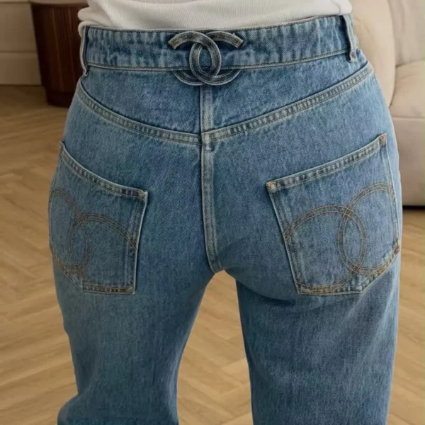 Chanel Denim High-Waist Jeans