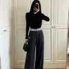 Chanel Embroidered High-Waist Pants