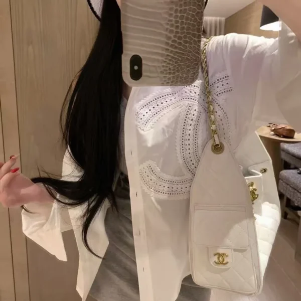 Chanel Lace Embroidered Shirt