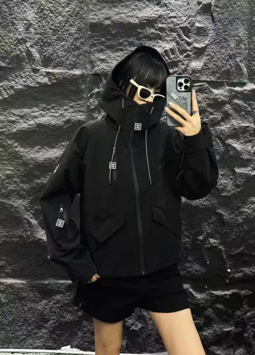 Chanel Hooded Trench Jacket