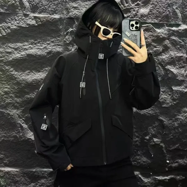 Chanel Hooded Trench Jacket