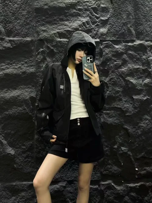 Chanel Hooded Trench Jacket