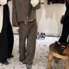 Chanel High-Waist Blazer and Pants Set