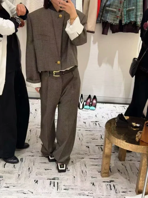 Chanel High-Waist Blazer and Pants Set