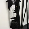 Chanel Cutout Logo Knit Vest Dress