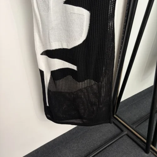 Chanel Cutout Logo Knit Vest Dress