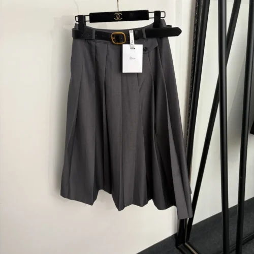 Dior High-Waist Pleated Skirt