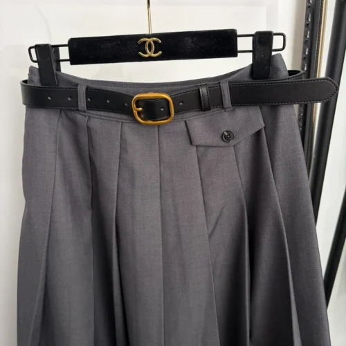 Dior High-Waist Pleated Skirt
