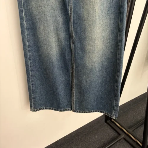 Dior Denim High-Waist Skirt
