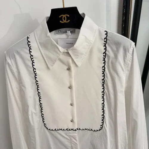 Dior Embroidered Collared Shirt