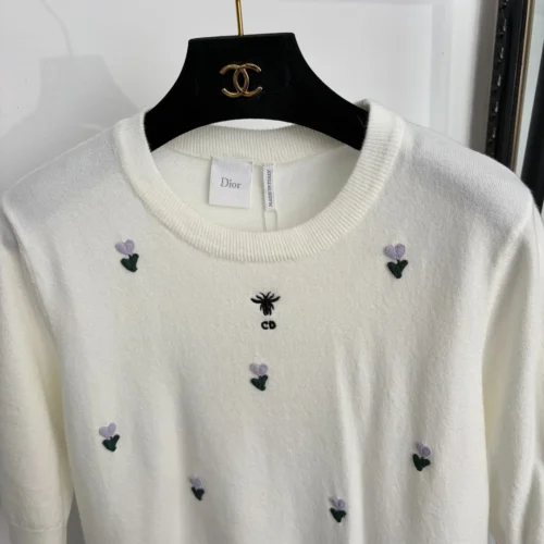 Dior Embroidered Knit Sweater