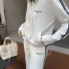 Dior Embroidered Hooded Zip-Up Jacket and Pants Set