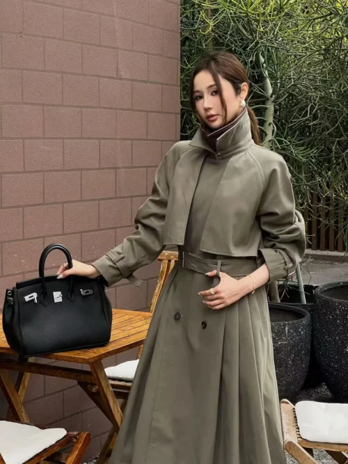 Dior Collared Slim-Fit Trench Jacket
