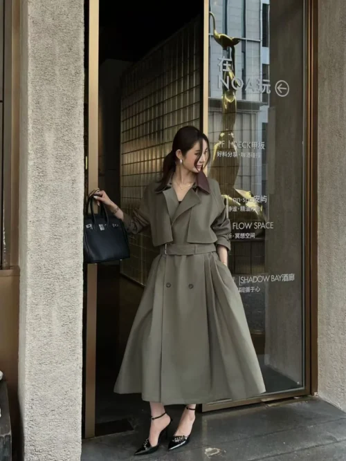 Dior Collared Slim-Fit Trench Jacket