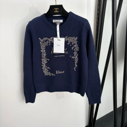 Dior Embroidered Knit Sweater
