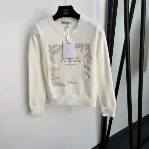 Dior Embroidered Knit Sweater