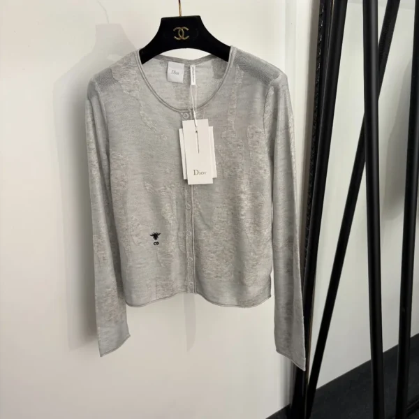CLDIOR0060-01 Dior Embroidered Jacquard Cardigan