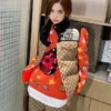 Gucci Jacquard Colorblock Sleeveless Puffer Vest