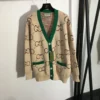 Gucci Embroidered V-Neck Jacket