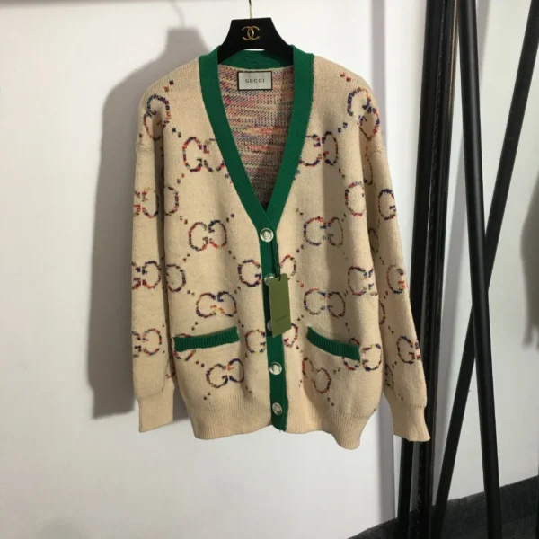 CLGUCCI0006-01 Gucci Embroidered V-Neck Jacket