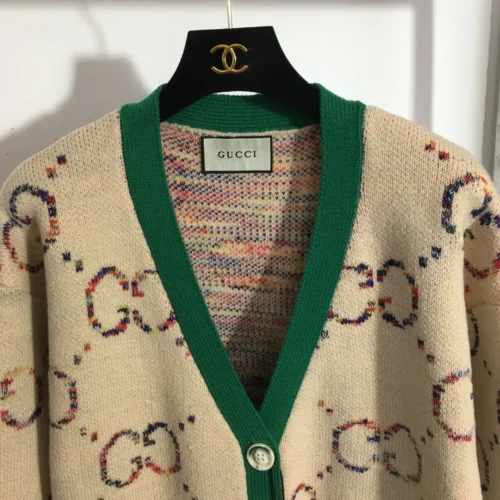 Gucci Embroidered V-Neck Jacket