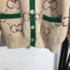 Gucci Embroidered V-Neck Jacket
