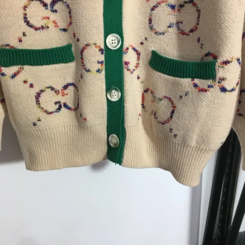 Gucci Embroidered V-Neck Jacket