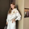Gucci Embroidered Hooded Zip-Up Jacket and Pants Set