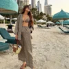 Gucci Printed Tie-Waist Bikini Set