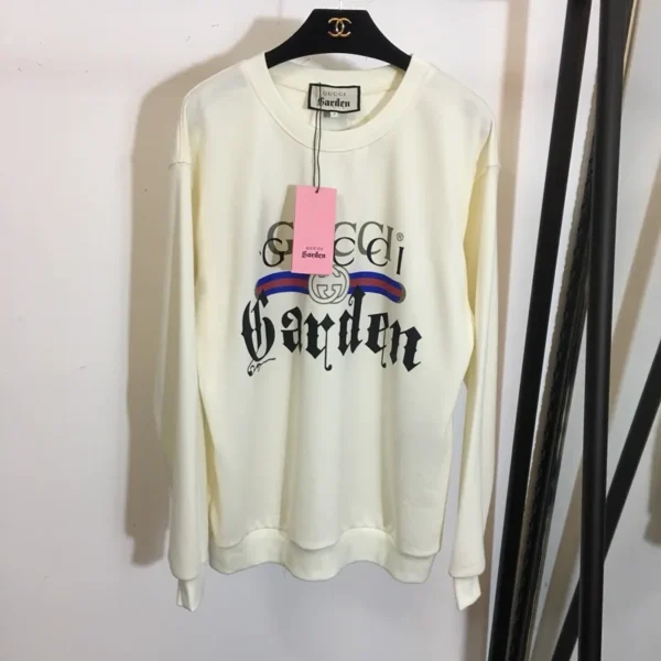 CLGUCCI0012-01 Gucci Embroidered Printed Oversized Sweatshirt
