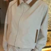 Gucci Monogram Colorblock Zip-Up Collared Jacket and Pants Set