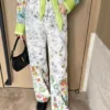 Gucci Denim Printed High-Waist Jeans
