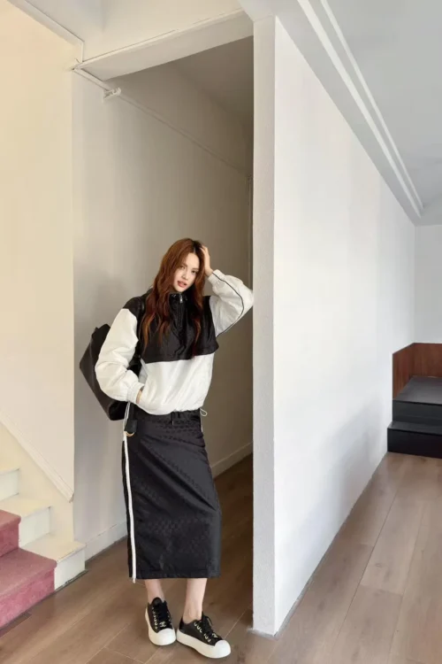 Gucci Jacquard Monogram Colorblock Hooded Two-Piece Set
